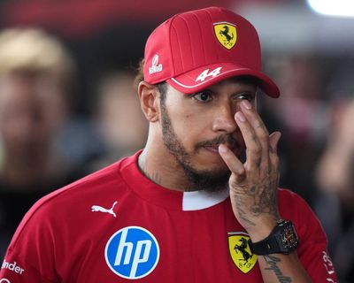 ‘I’m absolutely useless’: Lewis Hamilton says Ferrari should replace him after qualifying 12th