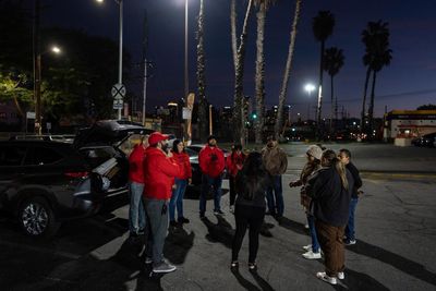 Inside the neighborhood patrols watching for Ice: ‘They thought they could scare us – but this is LA’