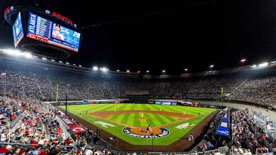 MLB Speedway Classic Field Was a Slippery Mess for Reds-Braves Ahead of Rain Delay
