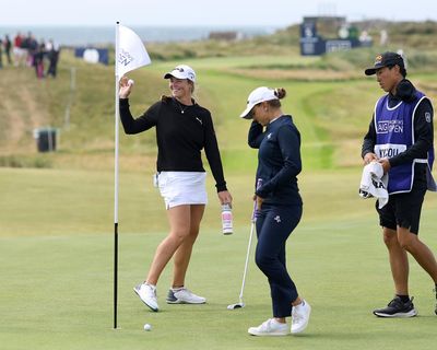 Mimi Rhodes scores amazing hole-in-one as ball goes in-off snooker style at Women’s Open