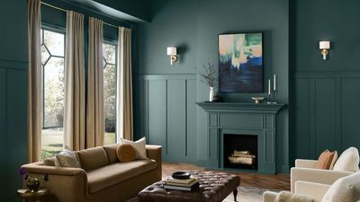 Is the reign of neutral paints finally over? Behr's kicking off Color of the Year season with a smoky jade tone that's as sophisticated as it is bold
