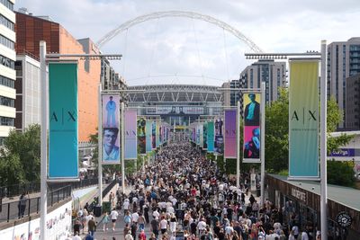 Man dies after falling at Oasis concert at Wembley Stadium