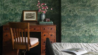 I found the perfect vintage-style lamp at Walmart to give my bedroom the cozy, layered look it was missing – and it looks way more expensive than $40