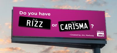 Show How Creative You Can Get With Personalised Plates & It Could End Up On A Billboard