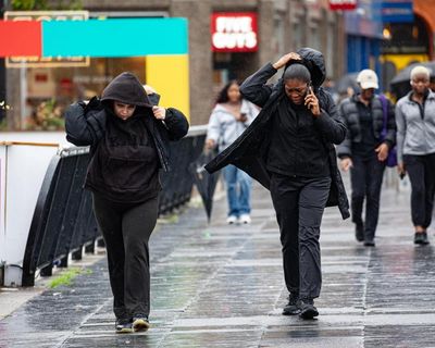 Storm Floris: 90mph gusts hit train services – as it happened