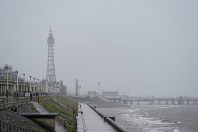 Storm Floris begins to hit UK with weather warnings in force