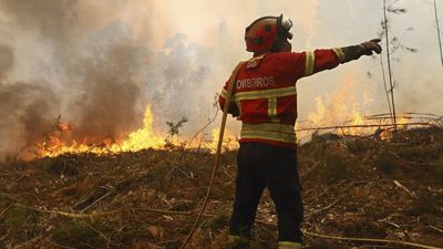Firefighters 'exhausted' on the second day of Portugal's state of alert for wildfires