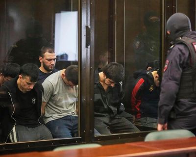Suspected gunmen go on trial in Moscow over concert hall terror attack