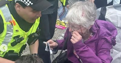 Elderly woman hospitalised during far-right counterprotest in Edinburgh