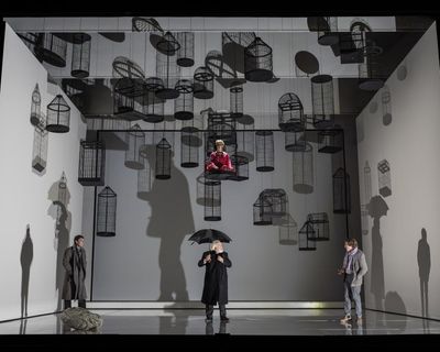 Káťa Kabanová review – furtive groping and a wing-bloodied angel stalk flawed staging of Janáček’s opera
