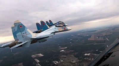 Ukraine strikes five Russian fighter jets at the airfield in annexed Crimea