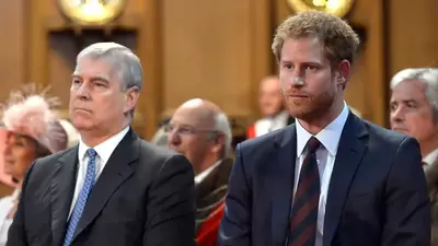 Prince Harry refutes claims he gave ‘coward’ Prince Andrew a bloody nose after the pair got into a ‘physical fight’