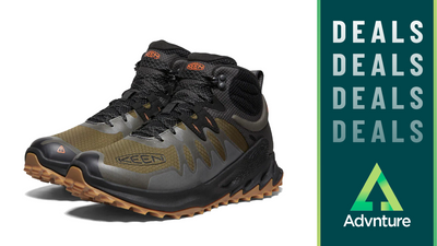 These comfy Keen hiking boots combine a snug fit with "some seriously good suspension" and are now 40% off in both men's and women's sizes!