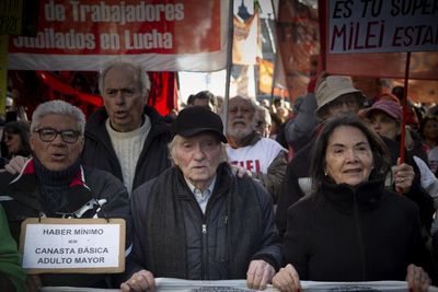 Argentina’s Javier Milei vetoes bills that would have raised pensions and disability benefits