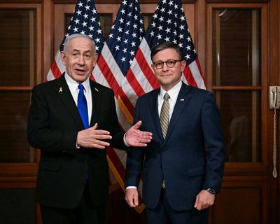 Speaker Mike Johnson visits occupied West Bank to support Israeli settlers
