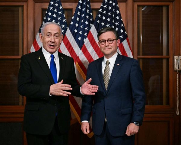 Speaker Mike Johnson visits occupied West Bank to support Israeli settlers