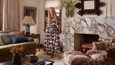 I never thought red would work in my blue living room – until designer Heidi Caillier proved me wrong with this subtle yet totally unexpected color pairing