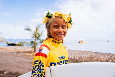 Kelia Mehani Gallina: the 12-year-old girl staring down monster waves at Teahupo’o