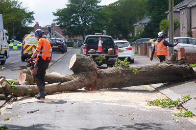 Second day of disruption expected after Storm Floris batters Scotland and Ireland