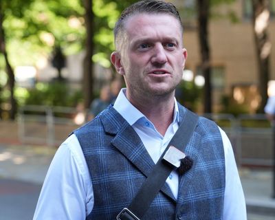 Tommy Robinson bailed after arrest on suspicion of grievous bodily harm