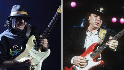 ​​”Stevie told me to call his brother Jimmie and ask him to lend me his amp and then play it with a Strat so he could feel it through me”: Carlos Santana on his “visitation” from Stevie Ray Vaughan, who implored him to borrow his Dumble amp