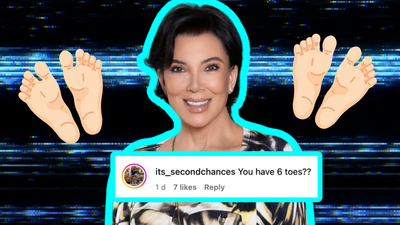 Kris Jenner Reignites The Kardashian Six Toe Theory With Rogue Instagram Post