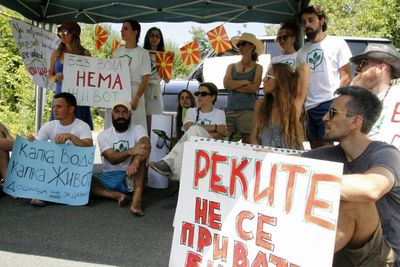 'Not Backing Down': Activists Block Hydro Plants In N.Macedonia