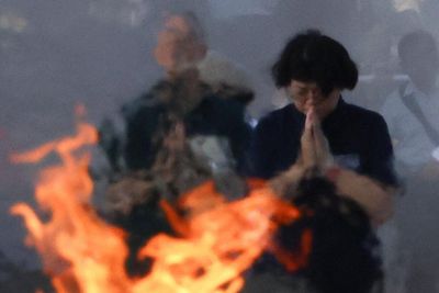 Hiroshima anniversary: mayor says Ukraine and Middle East crises show world ignoring nuclear ‘tragedies’