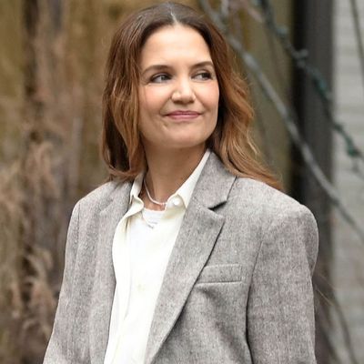 Summer 2025's Plaid Trend Dominates Katie Holmes's 'Happy Hours' Costume Rack