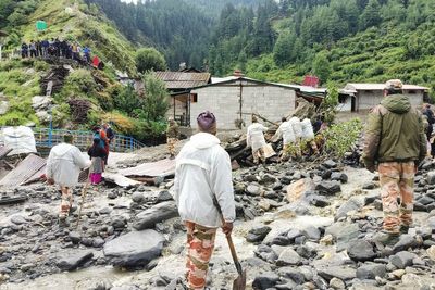 Rescuers search for dozens missing after deadly flash floods kill 4 in northern India
