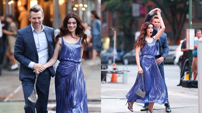 Aussie Patrick Brammall Gets Cosy With Anne Hathaway On ‘Devil Wears Prada 2’ Set