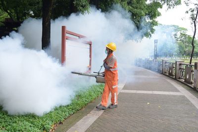 Drones, fines and elephant mosquitoes: How China is fighting the chikungunya virus outbreak after nearly 8,000 cases
