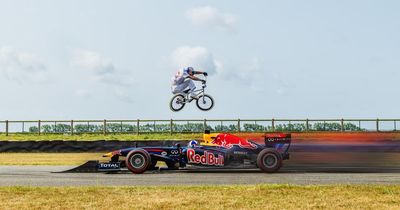 Kriss Kyle: Jumping over a moving F1 car is the scariest thing I've ever done
