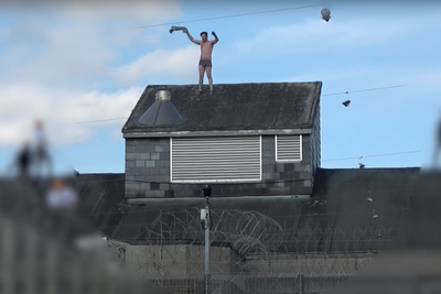 Inmate who staged rooftop prison protest cleared after using ‘cruel’ indefinite jail term as defence