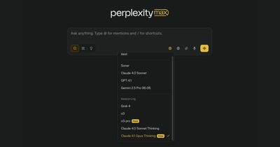 Perplexity Adds Claude 4.1 Opus Thinking and Teases New “Study” Mode