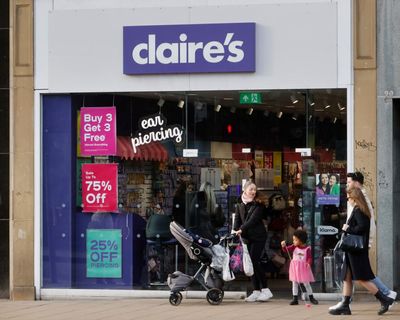 Claire’s files for US bankruptcy for second time in seven years