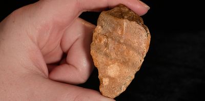 This stone tool is over 1 million years old. How did its maker get to Sulawesi without a boat?