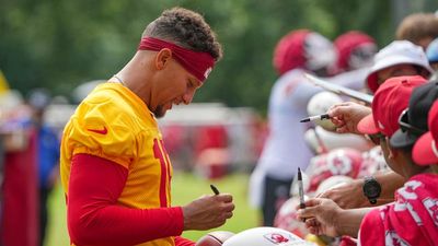 Patrick Mahomes Was So Excited When Chiefs Fan Asked Him to Sign Ketchup Bottle
