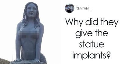Iconic Mermaid Statue To Be Taken Down After Critics Say It’s Inappropriate