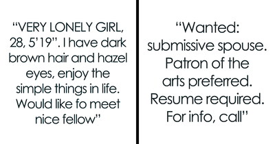 This IG Page Shares The Most Hilarious “Looking For Love” Ads, And Here Are The 85 Best