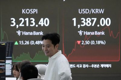Asian shares mostly climb after a rally for Apple led Wall Street higher