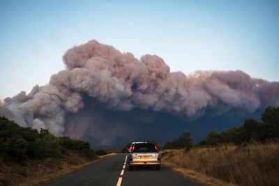 Tourists evacuated as France continues to battle biggest wildfire since 1949