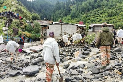 Villagers saved from Himalayan flash flood after leaving en masse to attend festival
