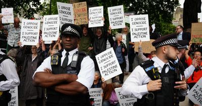 Three charged with showing support for banned group Palestine Action