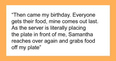 Woman Reaches Breaking Point After Coworker Grabs Food From Her Birthday Brunch Plate