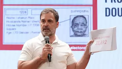 Rahul Gandhi alleges over 1 lakh fake voters helped BJP win Bangalore Central