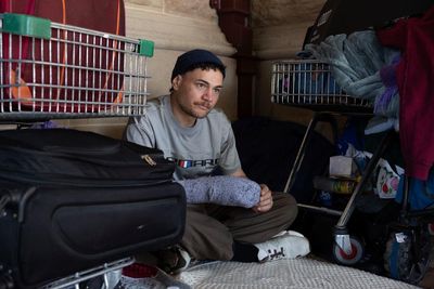 Pari just wants to get a good night’s sleep – but each morning he’s woken by NSW police, telling him to move on