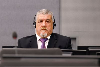 Kosovo veterans rally against an EU-backed court prosecuting their former independence fighters