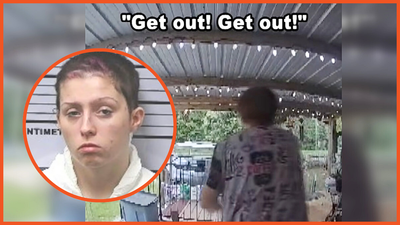 Harrowing door cam video captures moment elderly Alabama woman confronts confessed murderer on her porch