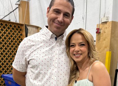 Latino TV Stars Adamari López and Chef James Reunite at Univision: "They Pay Us Better Now" - EXCLUSIVE